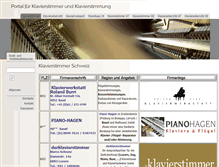 Tablet Screenshot of klavierstimmer-klavierstimmung.ch